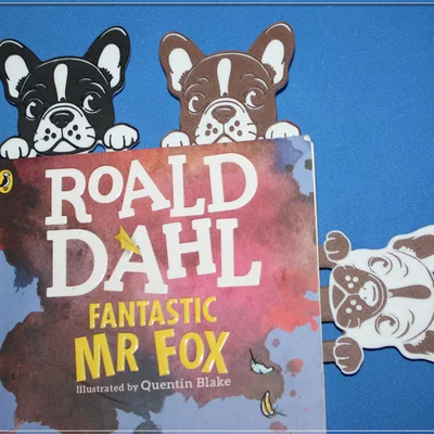 Kẹp sách French Bulldog dễ thương - Mẫu in 3D trang trí độc đáo