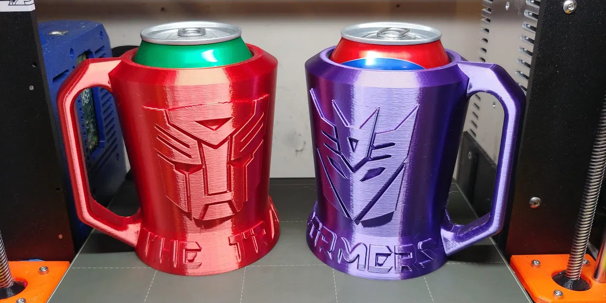 Bộ giữ lạnh lon nước Transformers cho lon nhôm 12oz - Image 2