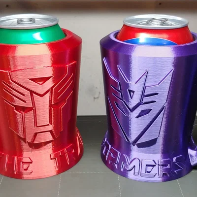 Bộ giữ lạnh lon nước Transformers cho lon nhôm 12oz