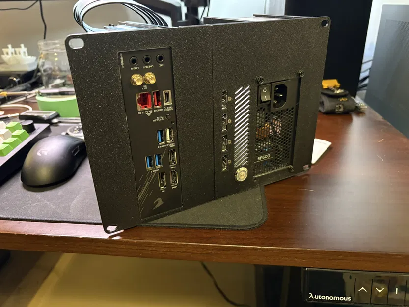 Vỏ Case Mini ITX Unified 10" Rack (4U - Thiết kế Sandwich có hỗ trợ GPU) - Image 2