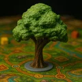 Mô hình cây 3D thu nhỏ (Simple Tree) cho bàn cờ và trang trí - Thumbnail 1