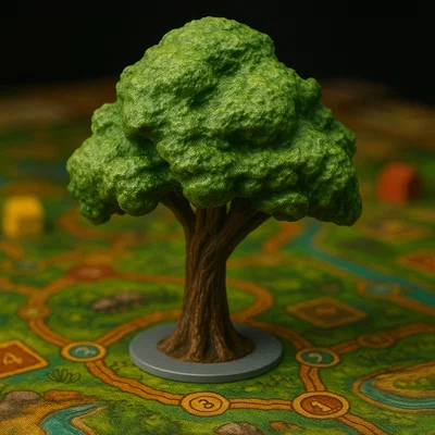 Mô hình cây 3D thu nhỏ (Simple Tree) cho bàn cờ và trang trí