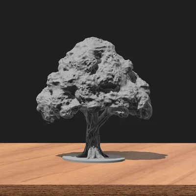 Mô hình cây 3D thu nhỏ (Simple Tree) cho bàn cờ và trang trí