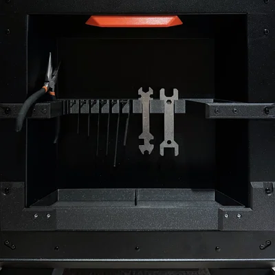 Khay Chứa Đồ Gắn Hông Cho Prusa CORE ONE - Không Cần Nam Châm