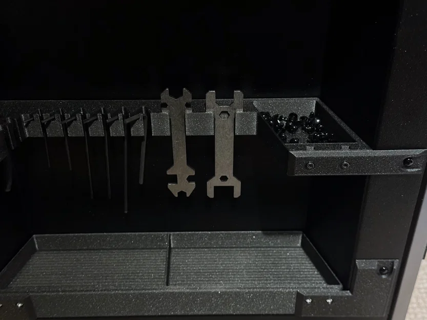 Khay Chứa Đồ Gắn Hông Cho Prusa CORE ONE - Không Cần Nam Châm - Image 2