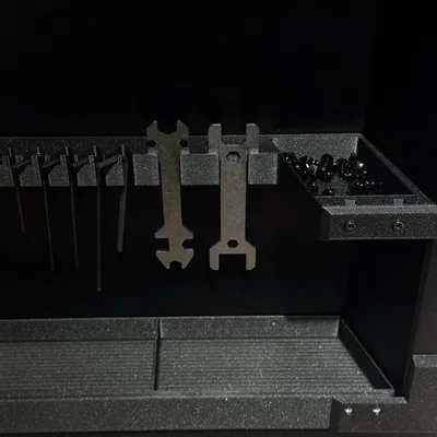 Khay Chứa Đồ Gắn Hông Cho Prusa CORE ONE - Không Cần Nam Châm