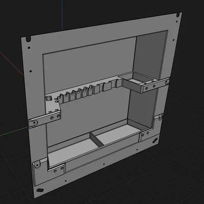 Khay Chứa Đồ Gắn Hông Cho Prusa CORE ONE - Không Cần Nam Châm