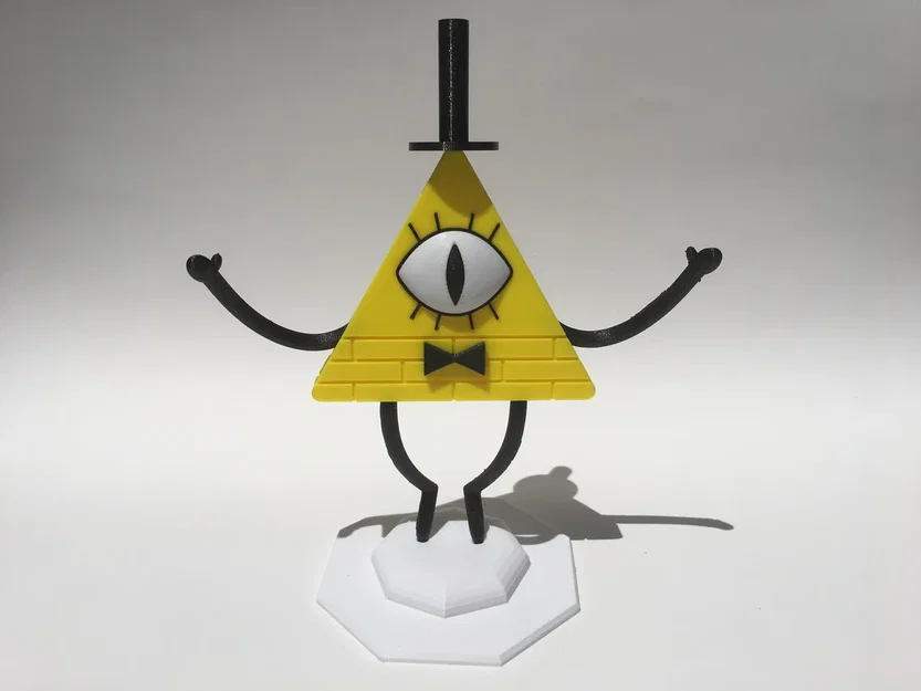 Mô hình 3D Bill Cipher - Nhân vật huyền thoại từ Gravity Falls - Image 1