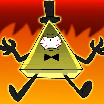 Mô hình 3D Bill Cipher - Nhân vật huyền thoại từ Gravity Falls