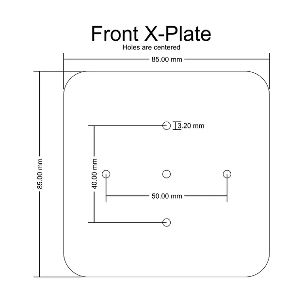 Bộ Plate Y, X Và Chân Đế Cho Máy Khắc Laser CNC Mini 2040 V-Slot - Image 8