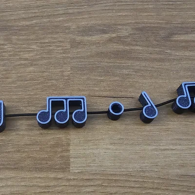 Hạt Cườm Nốt Nhạc (Music Note Beads)