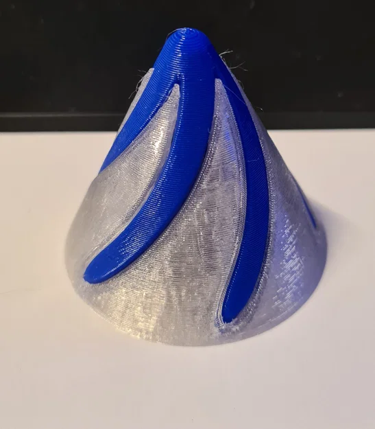 Đồ chơi giảm căng thẳng hình nón xoắn ốc - Spiral cone fidget toy - Image 1