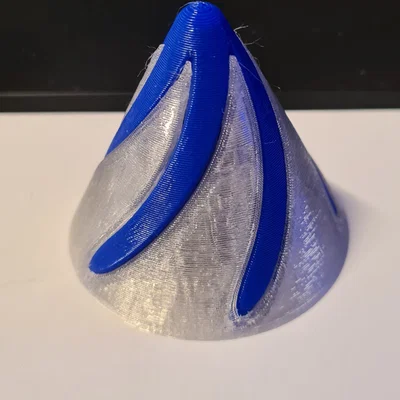 Đồ chơi giảm căng thẳng hình nón xoắn ốc - Spiral cone fidget toy