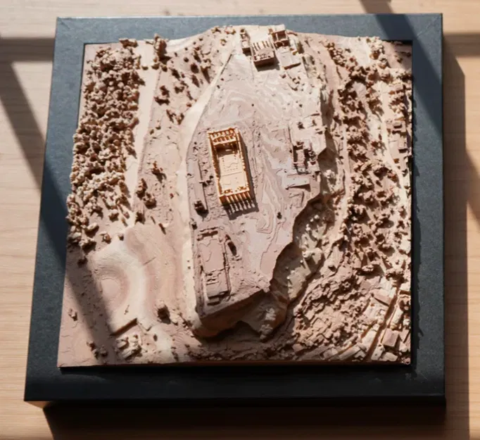 Mô hình địa hình Acropolis - Athens, Hy Lạp - Image 2