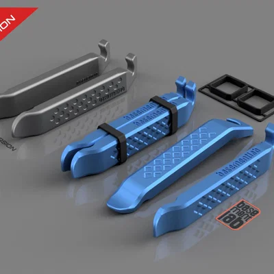 Bộ dụng cụ cạy lốp xe đạp Tyre Monkey (Tyre Lever) in 3D