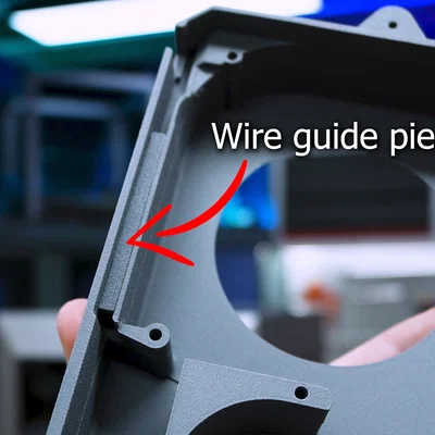 Thay thế vỏ bộ phận sưởi buồng in Qidi Plus 4