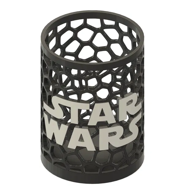 Ống cắm bút Star Wars họa tiết Voronoi in 3D cực chất - Image 1