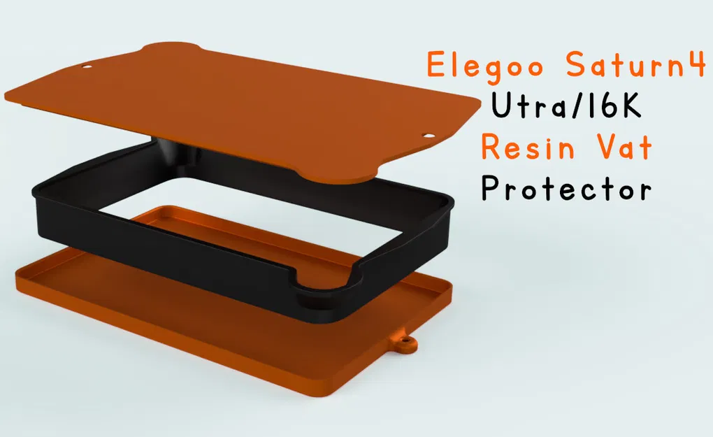 Bộ bảo vệ khay resin cho Elegoo Saturn 4 Ultra 16K - Image 1