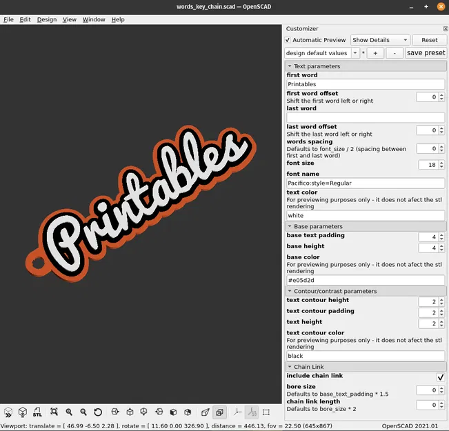 Móc khóa/thẻ tên cá nhân hóa (Customizable name keychain/tag) - Image 3