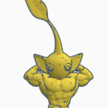 Mô hình 3D Buff Pikmin - Anh chàng lực sĩ độc đáo cho bộ sưu tập