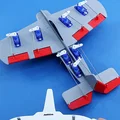Mô hình máy bay demo để tập luyện cài đặt điều khiển - Thumbnail 2