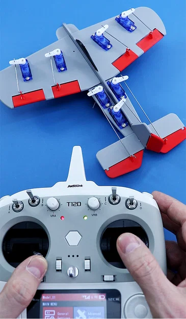 Mô hình máy bay demo để tập luyện cài đặt điều khiển - Image 3
