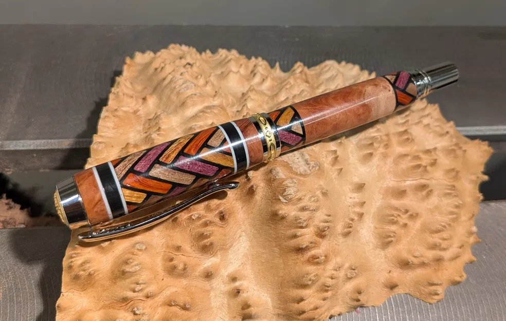 Lõi phôi bút herringbone 360 độ - Image 1