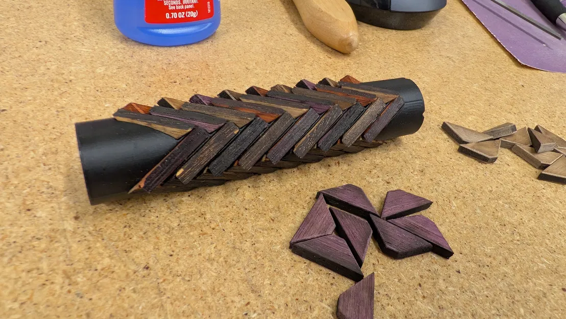 Lõi phôi bút herringbone 360 độ - Image 5