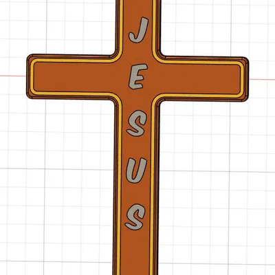 Mặt dây chuyền thánh giá Chúa Jesus phong cách vân gỗ