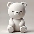 Mô hình chú gấu ngồi dễ thương (Cute Bear) in 3D đẹp mắt - Thumbnail 1