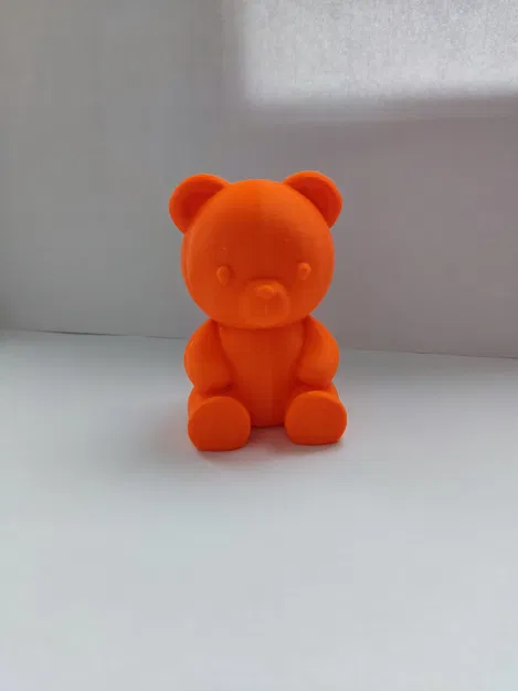 Mô hình chú gấu ngồi dễ thương (Cute Bear) in 3D đẹp mắt - Image 2