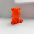 Mô hình Kỳ lân dễ thương (Cute Unicorn) trang trí in 3D - Thumbnail 2