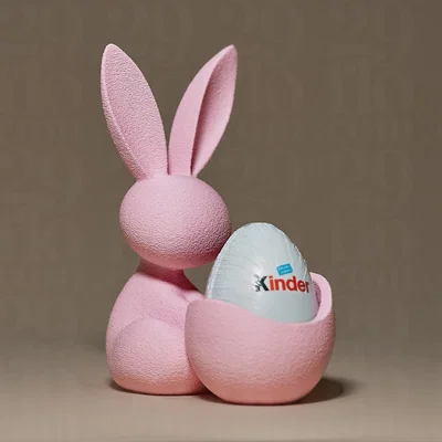 Tượng Thỏ Đựng Trứng Phục Sinh (Easter Egg Holder)
