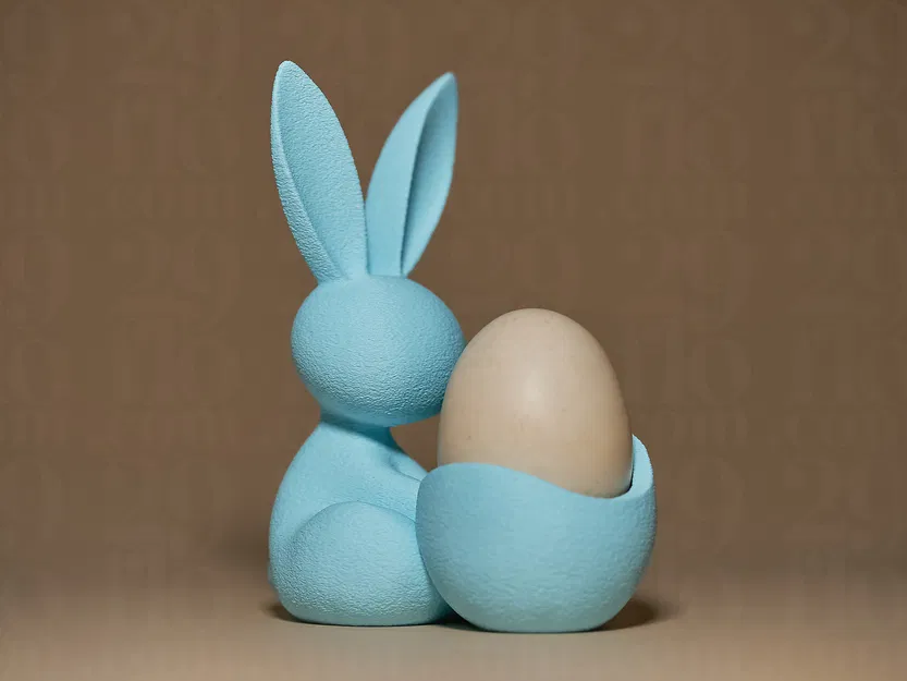 Tượng Thỏ Đựng Trứng Phục Sinh (Easter Egg Holder) - Image 2