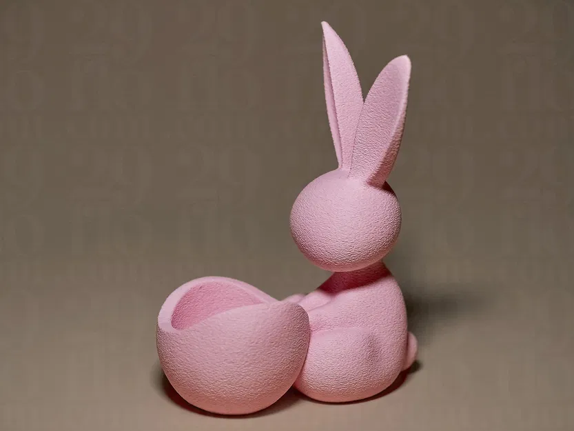 Tượng Thỏ Đựng Trứng Phục Sinh (Easter Egg Holder) - Image 5