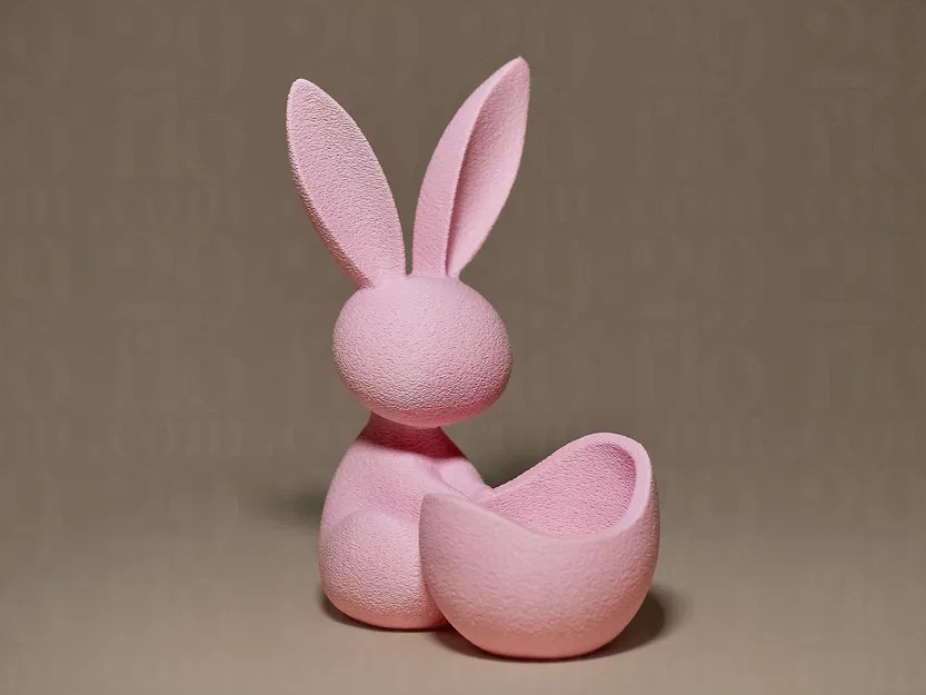 Tượng Thỏ Đựng Trứng Phục Sinh (Easter Egg Holder) - Image 6