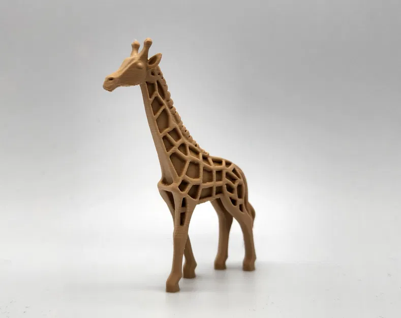 Mô hình hươu cao cổ điêu khắc gỗ - Image 5