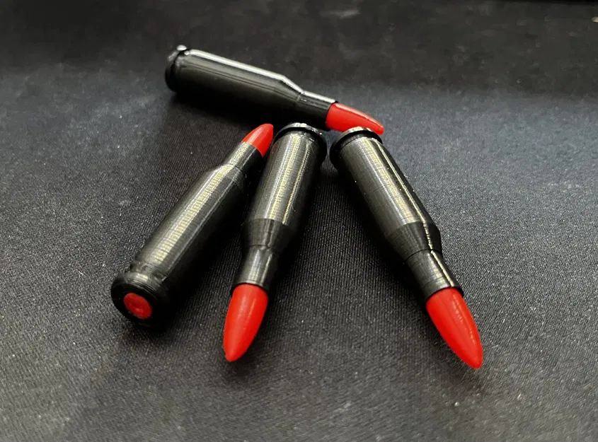 Mô hình viên đạn AK47 7.62x39 mm in 3D chi tiết - Image 1