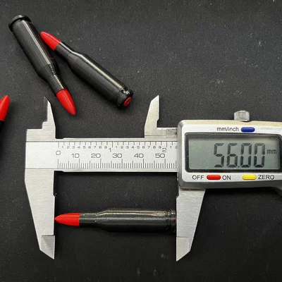 Mô hình viên đạn AK47 7.62x39 mm in 3D chi tiết