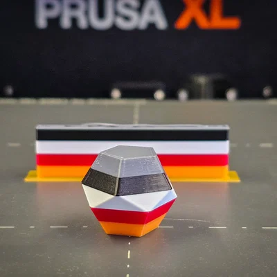 Mô hình Test In 5 Màu Khối Dodecahedron XL