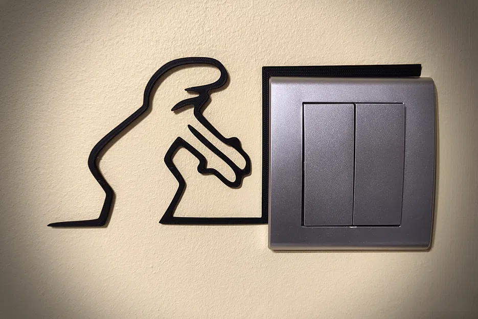 Mô hình trang trí công tắc đèn vui nhộn – La Linea Balum 11 - Image 2