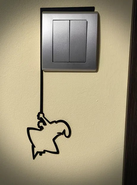 Mô hình công tắc đèn hài hước – La Linea Balum 10 - Image 1