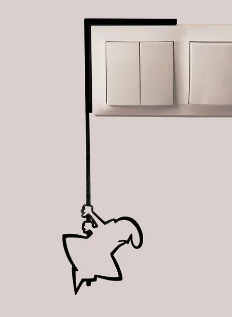 Mô hình công tắc đèn hài hước – La Linea Balum 10 - Image 2