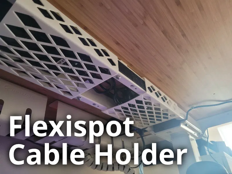 Kẹp giữ dây cáp cho bàn FlexiSpot - Image 1