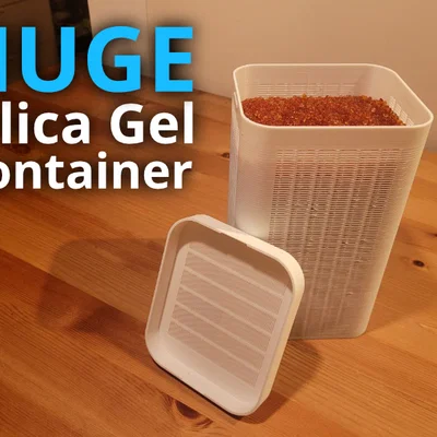 Hộp đựng hạt hút ẩm Silica Gel cỡ lớn cho Drybox 3D