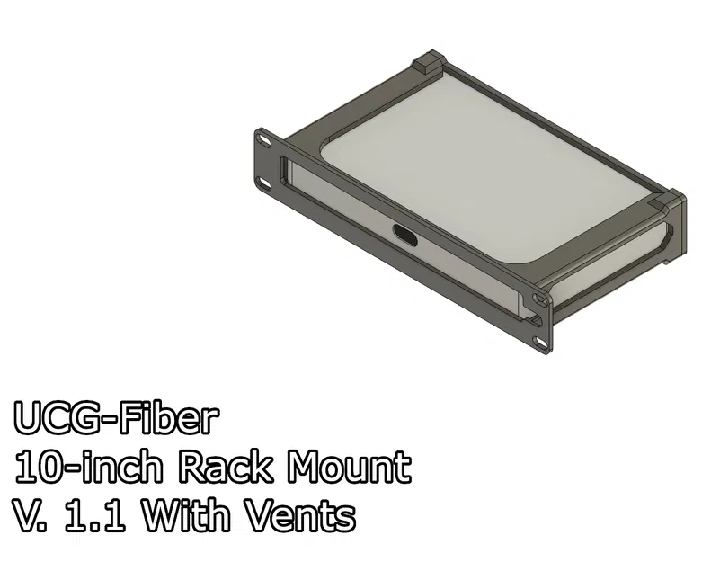 Giá đỡ Rack 10-inch cho Unifi UCG-Fiber - Image 1