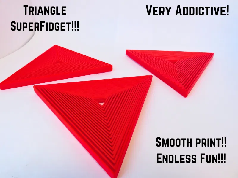 Triangle Super Fidget - Mẫu Fidget Xoay Tam Giác Độc Đáo - Image 1
