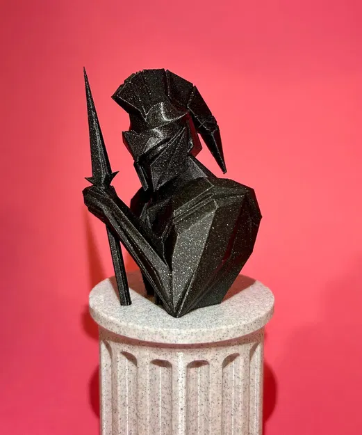 Mô hình trang trí chiến binh La Mã phong cách Low-Poly cực chất - Image 2