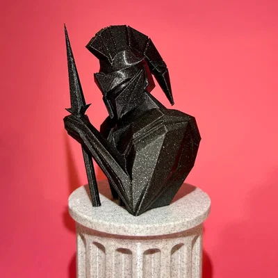 Mô hình trang trí chiến binh La Mã phong cách Low-Poly cực chất