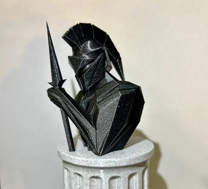 Mô hình trang trí chiến binh La Mã phong cách Low-Poly cực chất - Image 3